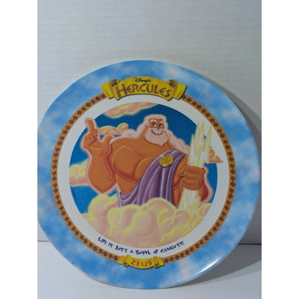 Vintage Disney Sun Coast Hercules Plate 1997 Vintage Promo 9.5